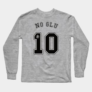 No Glu-10 Football (black) Long Sleeve T-Shirt